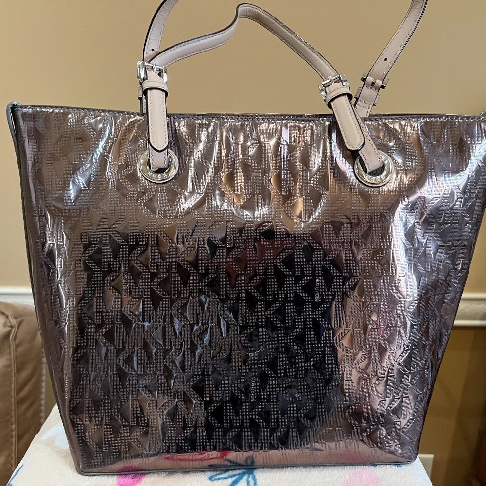 Michael Kors Large Metallic Tote